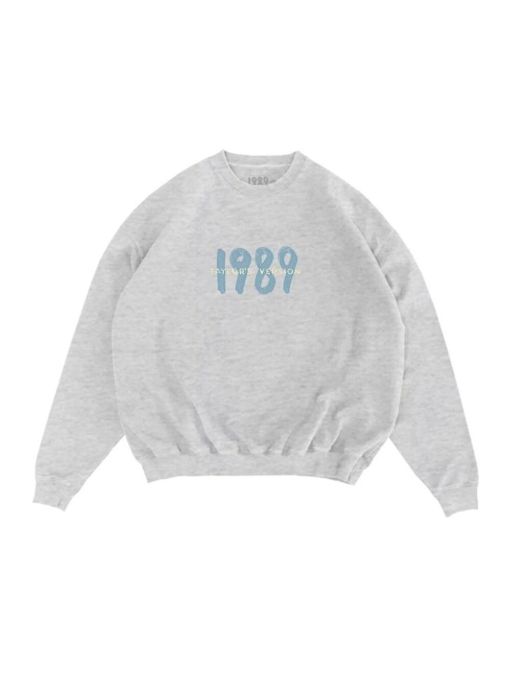 Taylor Swift 1989 Spotify Fans First Heather Gray TV Grey Crewneck Size Medium